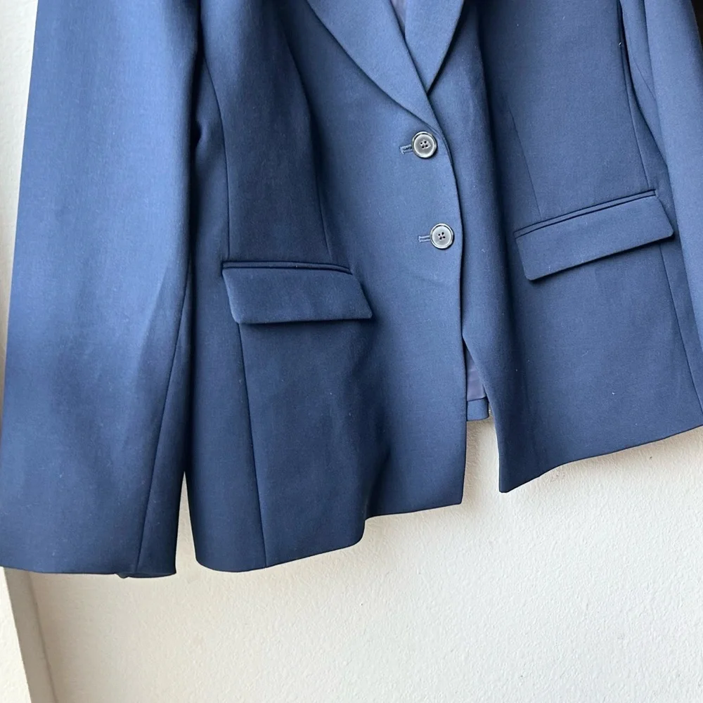 NWT J. Crew Navy Blue Madelyn Blazer In Four-Season Stretch Womens Sz 24
